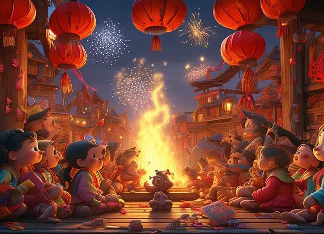 关于新年春节的儿童故事（关于春节的幼儿故事）