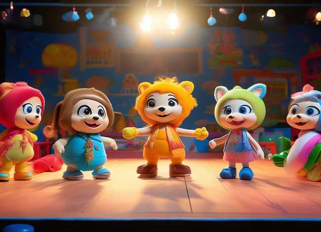 幼儿故事舞台剧5人视频、幼儿故事舞台剧5人视频教学