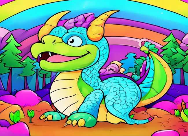 儿童故事简笔画彩色比较难；儿童故事简笔画填色