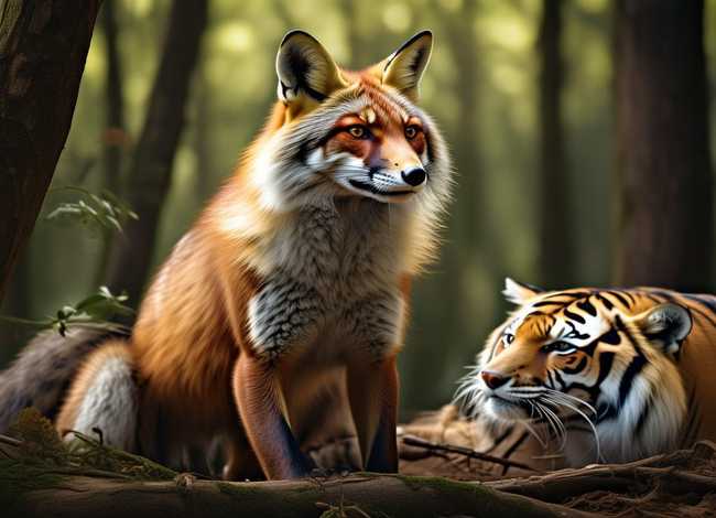 狐假虎威的故事文字版简短（狐假虎威的故事简短简介）