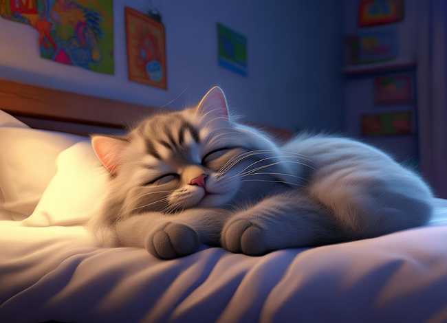 儿童睡前故事猫打呼噜；猫打呼噜的故事