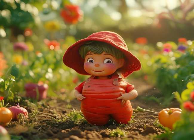 儿童故事拔萝卜的故事图片、幼儿故事拔萝卜图片