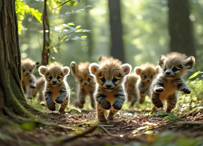 豹子的儿童故事、豹子的孩子成长的一百个故事