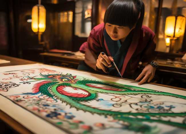 画龙点睛成语故事图片配图、画龙点睛成语故事图片配图高清