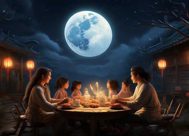 中秋节来的故事，中秋节来源的故事50字