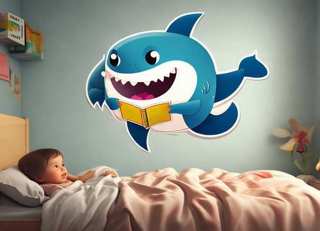 儿童故事鲨鱼睡前故事（宝宝睡前故事鲨鱼故事）