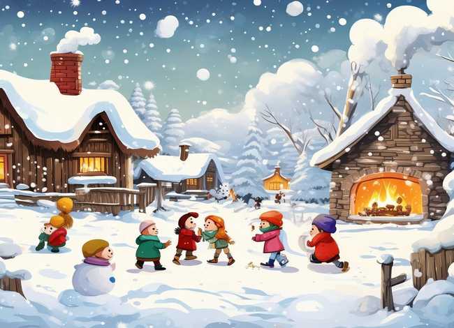 有关冬天下雪的儿童故事 关于冬天下雪的儿歌或童谣