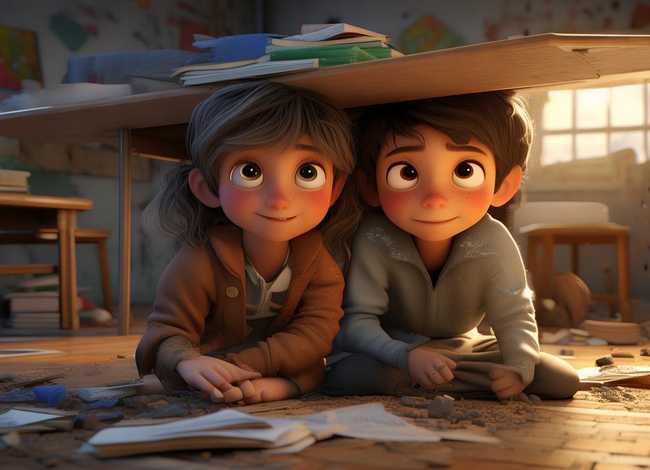 地震故事绘本图片大全（地震故事绘本图片大全四年级）