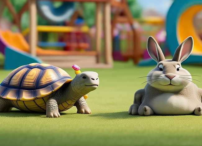 儿童龟兔赛跑故事有感 - 龟兔赛跑的故事告诉我们什么道理幼儿园