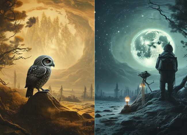 哲学的二元论漫画；哲学上的二元论()