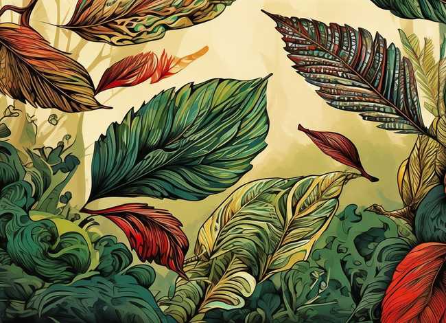 树叶绘本故事；树叶绘本故事图画