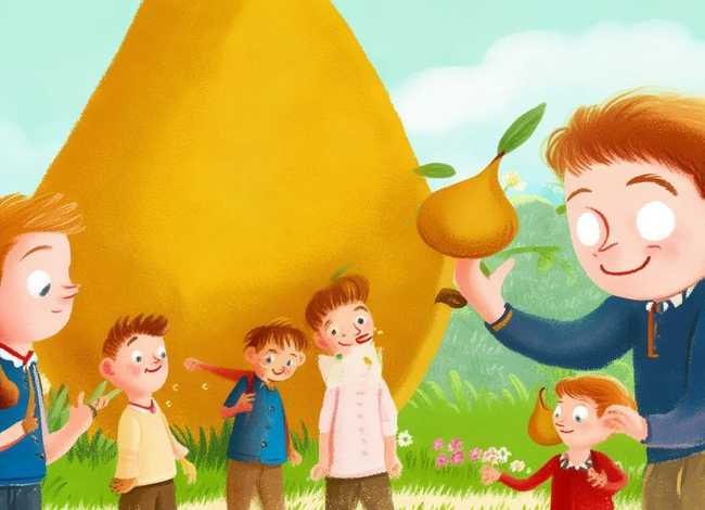 孔融让梨的故事儿童版绘本（孔融让梨的绘本故事 简单）