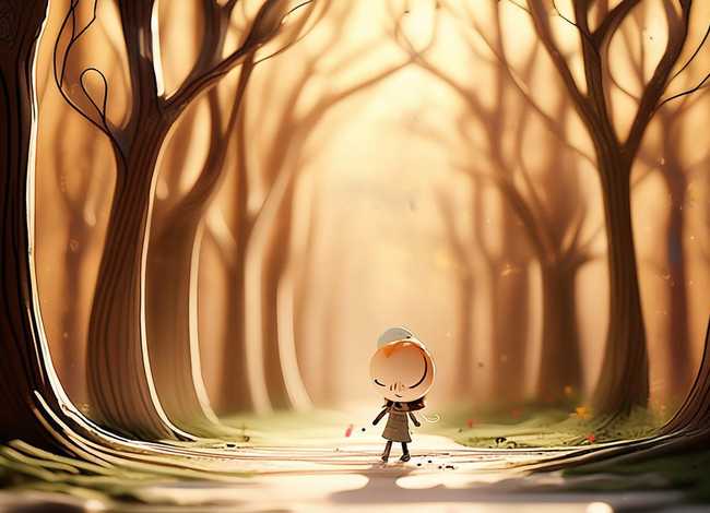 线条画故事简单 - 线条画故事简单又漂亮