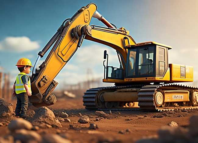 挖掘机小故事大全（挖掘机小故事大全100字）