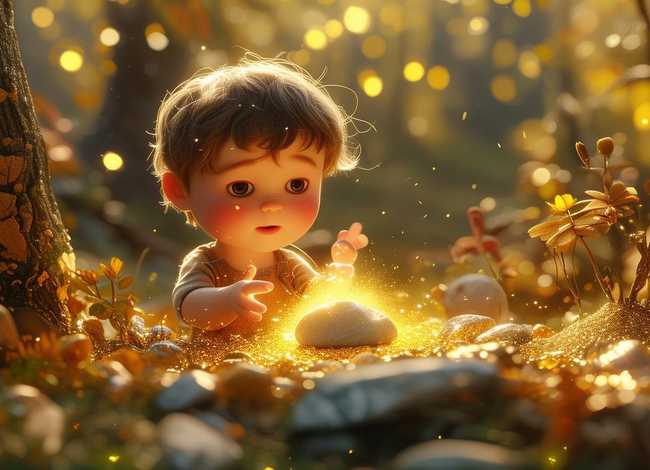 幼儿故事点石成金 点石成金的寓言故事幼儿版