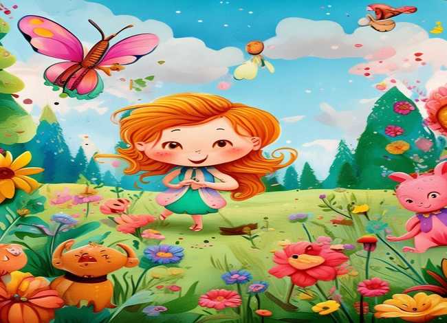 儿童故事手绘画图片大全；儿童故事绘画作品图片