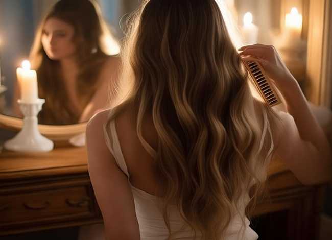 梳头发的故事；梳头发的故事图片