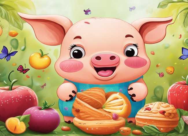 贪吃的小猪幼儿故事（贪吃的小猪幼儿故事图片）