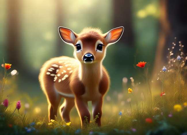 感动的小鹿儿童故事；小鹿的故事读后感