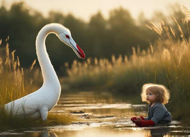 关于丹顶鹤的儿童故事 - 关于丹顶鹤的小故事
