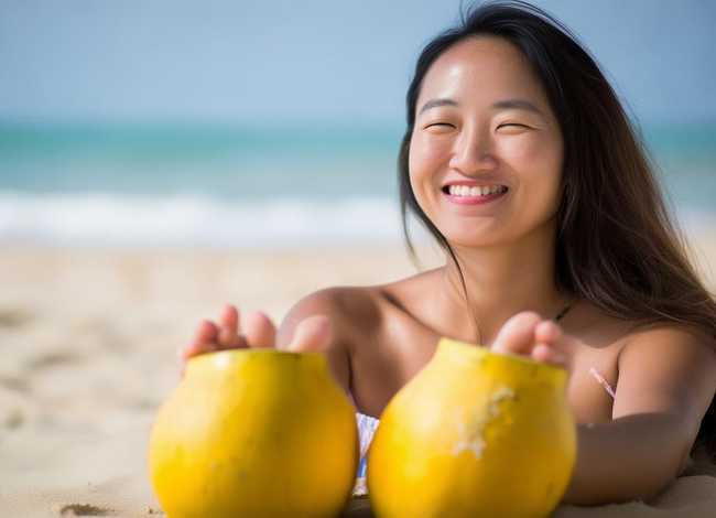 椰子拖鞋穿着舒服吗；椰子拖鞋穿着舒服吗女