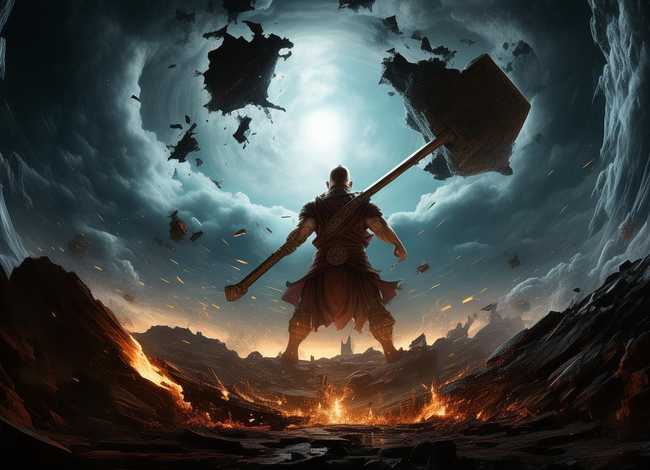 盘古开天地的故事视频带字，盘古开天地的故事视频带字幕