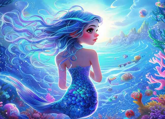 少儿故事海的女儿、海的女儿故事小视频