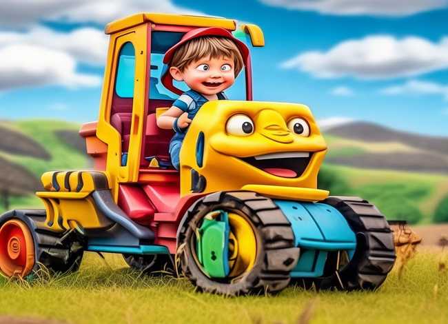 挖土机儿童故事3-6岁、挖土机幼儿故事