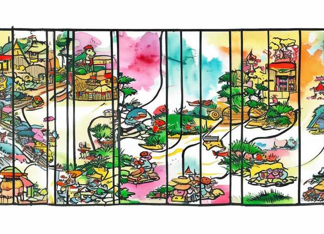 儿童成语故事水墨彩图连环画 幼儿成语故事连环画