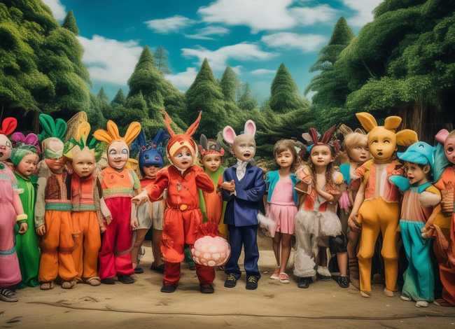 咕咚来了儿童故事表演服（咕咚来了讲故事表演）