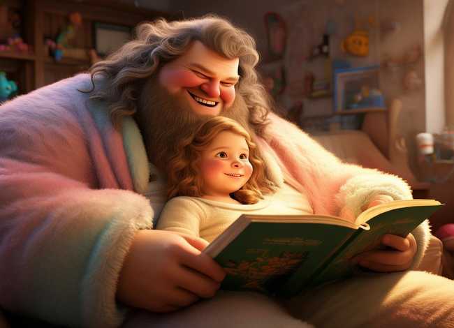 给女朋友讲儿童故事；给小女朋友讲故事