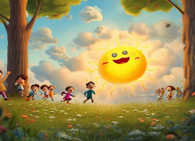 找太阳儿童故事 幼儿故事找太阳