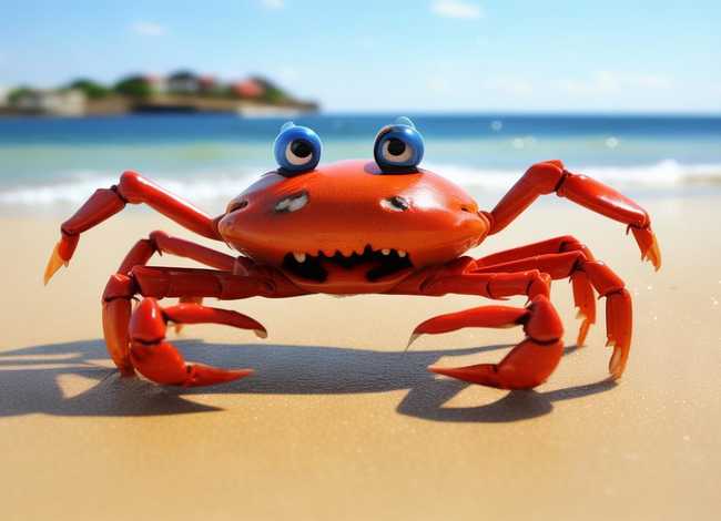 螃蟹儿童简笔画（儿童简笔画螃蟹步骤）
