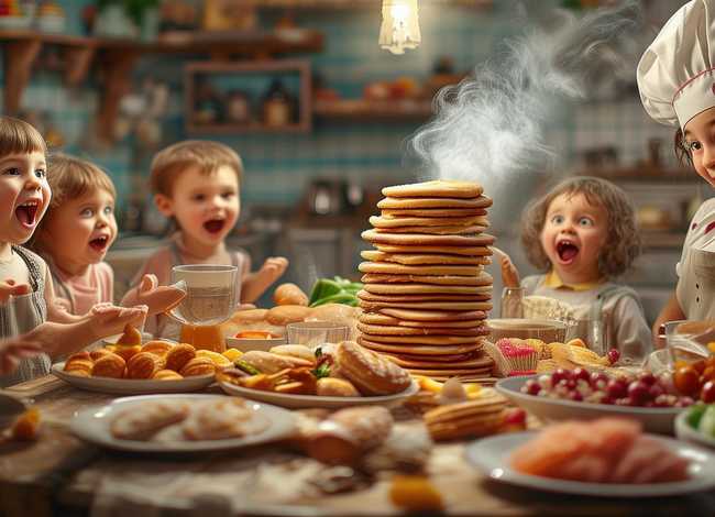 送上门的大餐儿童故事、送上门的早餐