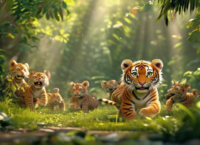 老虎幼儿故事视频、老虎幼儿故事视频完整版