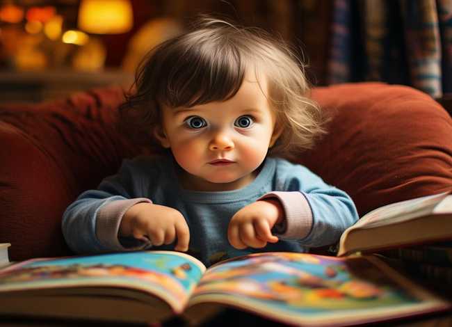 儿童看故事书图片 - 小孩看故事书图片