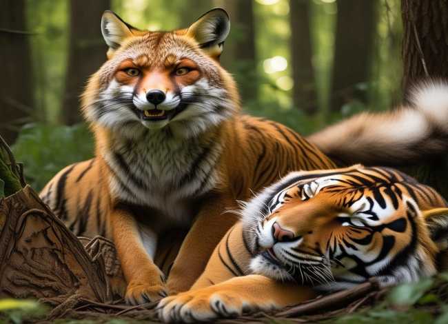 狐假虎威故事简单；狐假虎威的故事简单