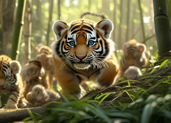 小老虎王王的儿童故事（小老虎幼儿故事）