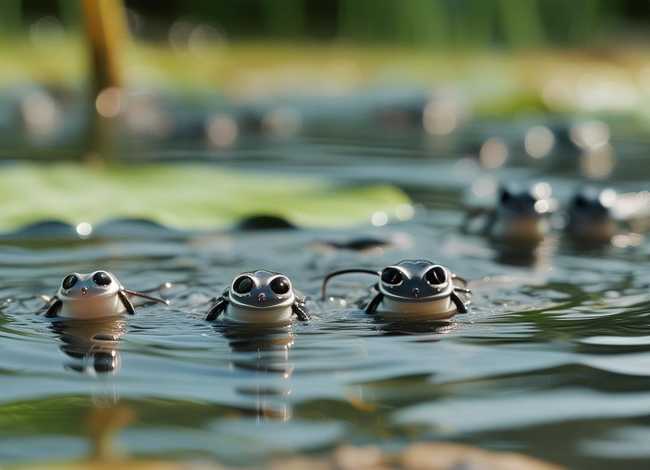 小蝌蚪找妈妈儿童故事图片、小蝌蚪找妈妈故事图片完整版