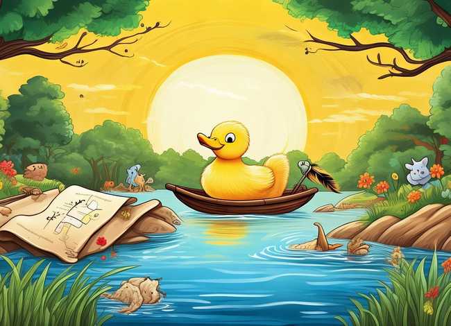 儿童故事小鸭子过河；小鸭子过河的故事