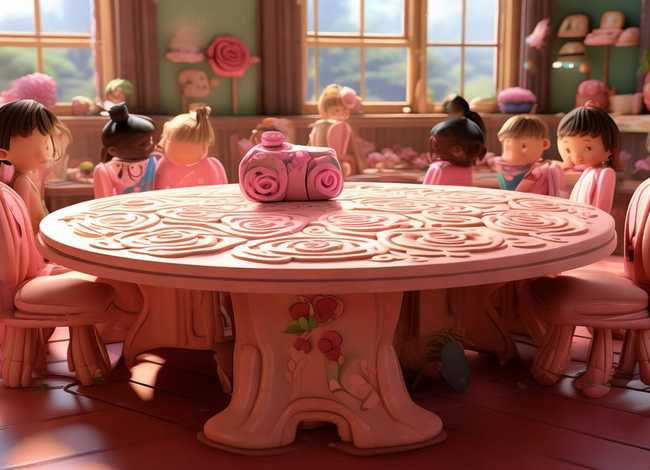 玫瑰的故事儿童桌椅 玫瑰的故事电子版