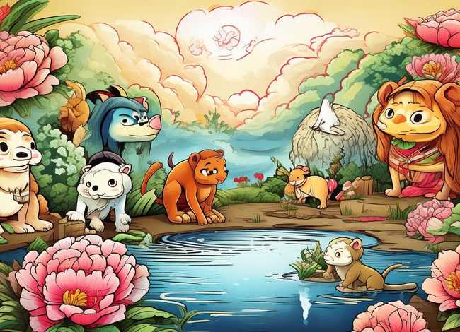 十二生肖故事绘本ppt、十二生肖故事绘本pdf