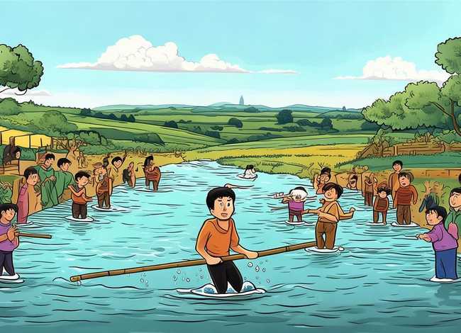 大禹治水的故事儿童版文字，大禹治水的故事简短版