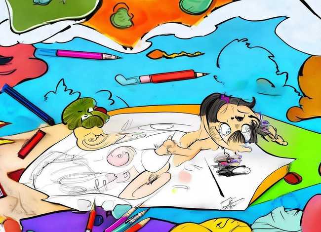 儿童手绘漫画教程 - 儿童手绘漫画教程图片