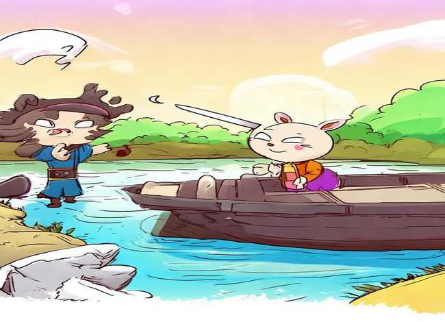 猫小帅成语故事刻舟求剑 兔小贝成语故事刻舟求剑