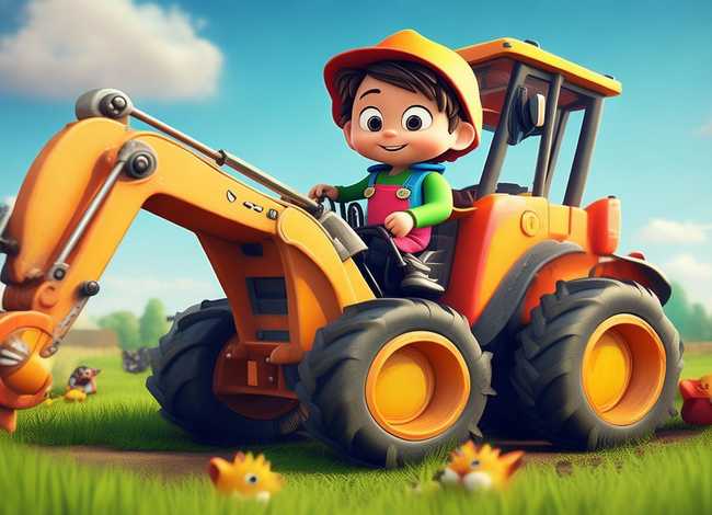 挖机的故事儿童版;挖掘机的故事幼儿故事 挖机的故事儿童版;挖掘机的故事幼儿故事