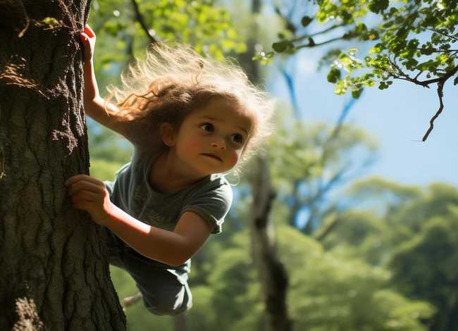 英语故事女孩（英语故事女孩坚难爬到最高树上找鸟）