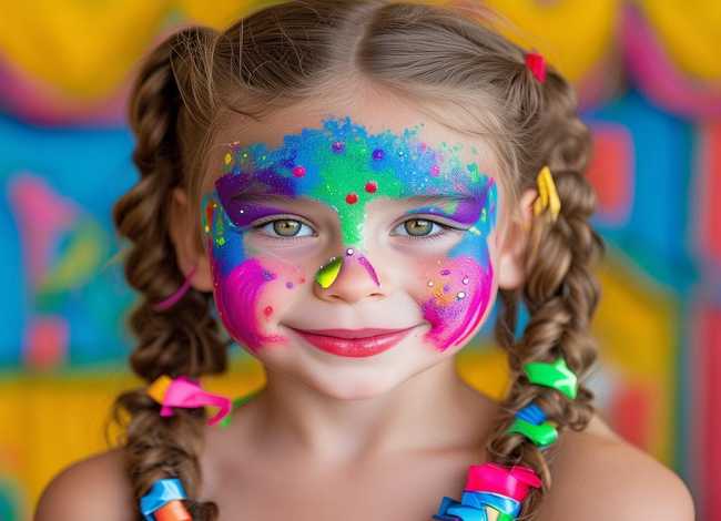 儿童表演妆容 女孩 儿童表演妆容 女孩图片