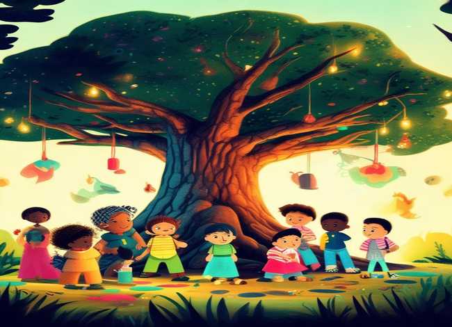 童话森林儿童画 - 童话森林儿童画图片大全