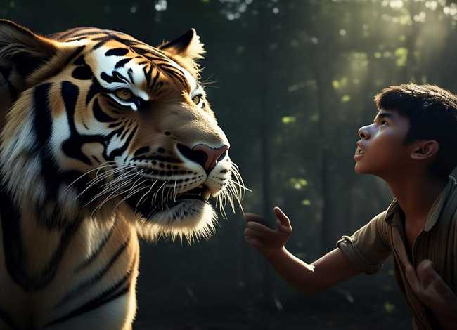 睡前故事虎假虎威的故事 假虎威的故事视频